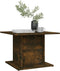 vidaXL - Salontafel - 55,5x55,5x40 - cm - bewerkt - hout - gerookt - eikenkleurig