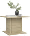 vidaXL - Salontafel - 55,5x55,5x40 - cm - bewerkt - hout - sonoma - eikenkleurig
