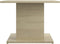 vidaXL - Salontafel - 55,5x55,5x40 - cm - bewerkt - hout - sonoma - eikenkleurig