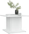 vidaXL - Salontafel - 55,5x55,5x40 - cm - bewerkt - hout - wit