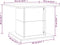 vidaXL - Salontafel - 55,5x55,5x40 - cm - bewerkt - hout - wit