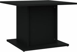 vidaXL - Salontafel - 55,5x55,5x40 - cm - bewerkt - hout - zwart
