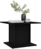 vidaXL - Salontafel - 55,5x55,5x40 - cm - bewerkt - hout - zwart