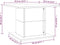 vidaXL - Salontafel - 55,5x55,5x40 - cm - bewerkt - hout - zwart