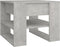 vidaXL - Salontafel - 55,5x55x45 - cm - bewerkt - hout - betongrijs