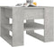 vidaXL - Salontafel - 55,5x55x45 - cm - bewerkt - hout - betongrijs