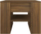 vidaXL - Salontafel - 55,5x55x45 - cm - bewerkt - hout - bruin - eikenkleur
