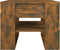 vidaXL - Salontafel - 55,5x55x45 - cm - bewerkt - hout - gerookt - eikenkleurig