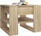 vidaXL - Salontafel - 55,5x55x45 - cm - bewerkt - hout - sonoma - eikenkleurig