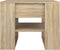 vidaXL - Salontafel - 55,5x55x45 - cm - bewerkt - hout - sonoma - eikenkleurig