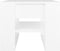 vidaXL - Salontafel - 55,5x55x45 - cm - bewerkt - hout - wit