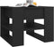 vidaXL - Salontafel - 55,5x55x45 - cm - bewerkt - hout - zwart