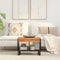 vidaXL - Salontafel - 55x50x40 - cm - massief - acaciahout