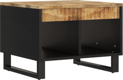 vidaXL - Salontafel - 55x50x40 - cm - massief - mangohout