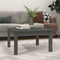 vidaXL - Salontafel - 55x55x30 - cm - massief - grenenhout - grijs