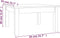 vidaXL - Salontafel - 55x55x30 - cm - massief - grenenhout - grijs