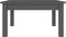 vidaXL - Salontafel - 55x55x30 - cm - massief - grenenhout - grijs