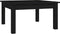 vidaXL - Salontafel - 55x55x30 - cm - massief - grenenhout - zwart