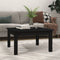 vidaXL - Salontafel - 55x55x30 - cm - massief - grenenhout - zwart