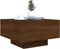 vidaXL - Salontafel - 55x55x31 - cm - bewerkt - hout - bruin - eikenkleur