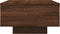 vidaXL - Salontafel - 55x55x31 - cm - bewerkt - hout - bruin - eikenkleur