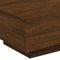 vidaXL - Salontafel - 55x55x31 - cm - bewerkt - hout - bruin - eikenkleur