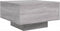 vidaXL - Salontafel - 55x55x31 - cm - bewerkt - hout - grijs - sonoma - eikenkleurig