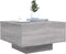 vidaXL - Salontafel - 55x55x31 - cm - bewerkt - hout - grijs - sonoma - eikenkleurig