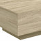 vidaXL - Salontafel - 55x55x31 - cm - bewerkt - hout - sonoma - eikenkleurig