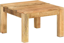vidaXL - Salontafel - 55x55x35 - cm - massief - mangohout