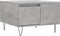 vidaXL - Salontafel - 55x55x36,5 - cm - bewerkt - hout - betongrijs