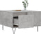 vidaXL - Salontafel - 55x55x36,5 - cm - bewerkt - hout - betongrijs