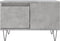 vidaXL - Salontafel - 55x55x36,5 - cm - bewerkt - hout - betongrijs