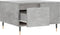 vidaXL - Salontafel - 55x55x36,5 - cm - bewerkt - hout - betongrijs