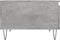 vidaXL - Salontafel - 55x55x36,5 - cm - bewerkt - hout - betongrijs