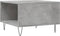 vidaXL - Salontafel - 55x55x36,5 - cm - bewerkt - hout - betongrijs