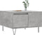 vidaXL - Salontafel - 55x55x36,5 - cm - bewerkt - hout - betongrijs