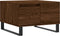 vidaXL - Salontafel - 55x55x36,5 - cm - bewerkt - hout - bruin - eikenkleur