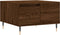 vidaXL - Salontafel - 55x55x36,5 - cm - bewerkt - hout - bruin - eikenkleur