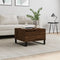 vidaXL - Salontafel - 55x55x36,5 - cm - bewerkt - hout - bruin - eikenkleur