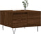 vidaXL - Salontafel - 55x55x36,5 - cm - bewerkt - hout - bruin - eikenkleur