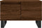 vidaXL - Salontafel - 55x55x36,5 - cm - bewerkt - hout - bruin - eikenkleur