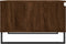 vidaXL - Salontafel - 55x55x36,5 - cm - bewerkt - hout - bruin - eikenkleur