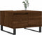 vidaXL - Salontafel - 55x55x36,5 - cm - bewerkt - hout - bruin - eikenkleur