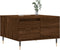 vidaXL - Salontafel - 55x55x36,5 - cm - bewerkt - hout - bruin - eikenkleur