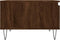 vidaXL - Salontafel - 55x55x36,5 - cm - bewerkt - hout - bruin - eikenkleur