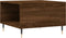 vidaXL - Salontafel - 55x55x36,5 - cm - bewerkt - hout - bruin - eikenkleur