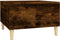 vidaXL - Salontafel - 55x55x36,5 - cm - bewerkt - hout - gerookt - eikenkleurig
