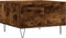 vidaXL - Salontafel - 55x55x36,5 - cm - bewerkt - hout - gerookt - eikenkleurig