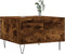 vidaXL - Salontafel - 55x55x36,5 - cm - bewerkt - hout - gerookt - eikenkleurig